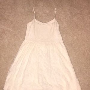 White lace dress